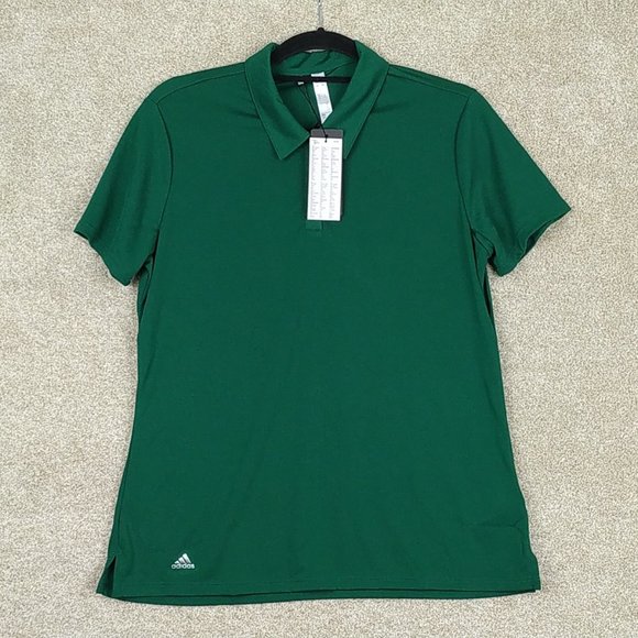 adidas Tops - Adidas Golf Ladies Performance Polo Shirt UK Size Large Green Short Sleeve New